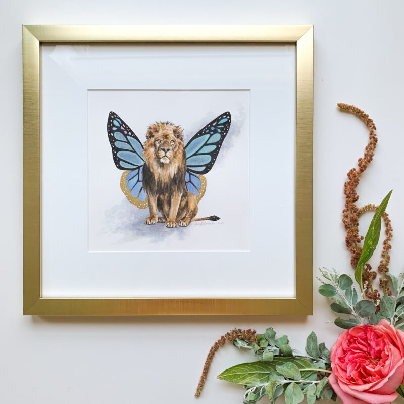 Flutter Lion by Darcy Goedecke