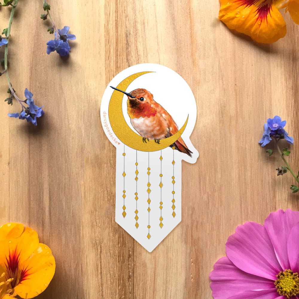 Hummer Sticker by Darcy Goedecke