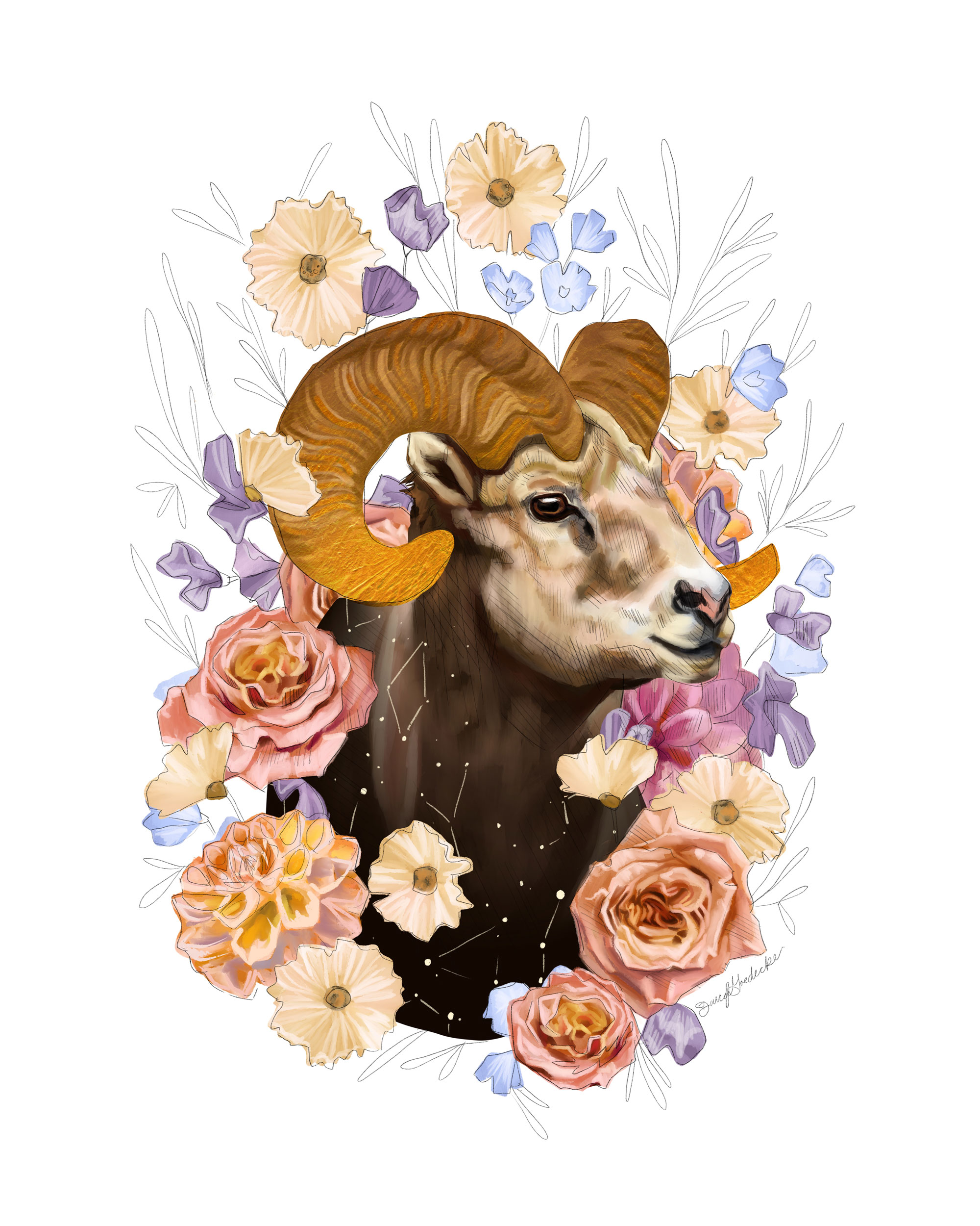 Cosmic Ram by Darcy Goedecke