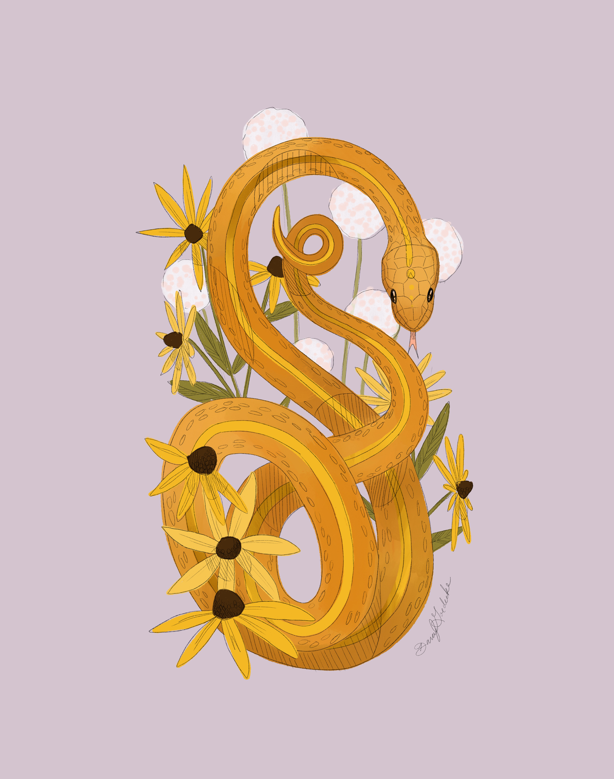 Golden Snake by Darcy Goedecke